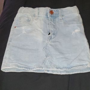 Girls Denim Skirt